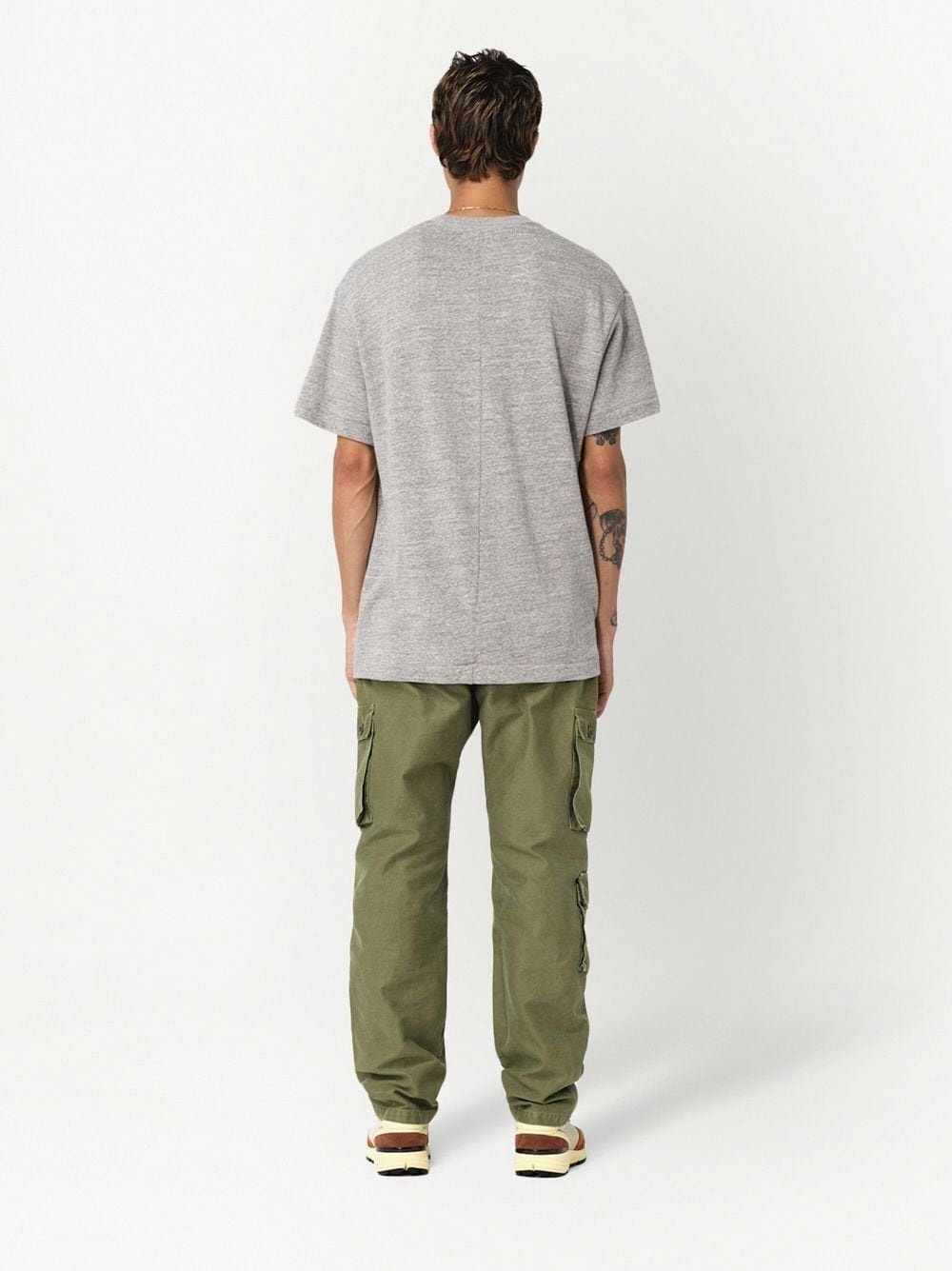 side cargo-pocket detail trousers - 4