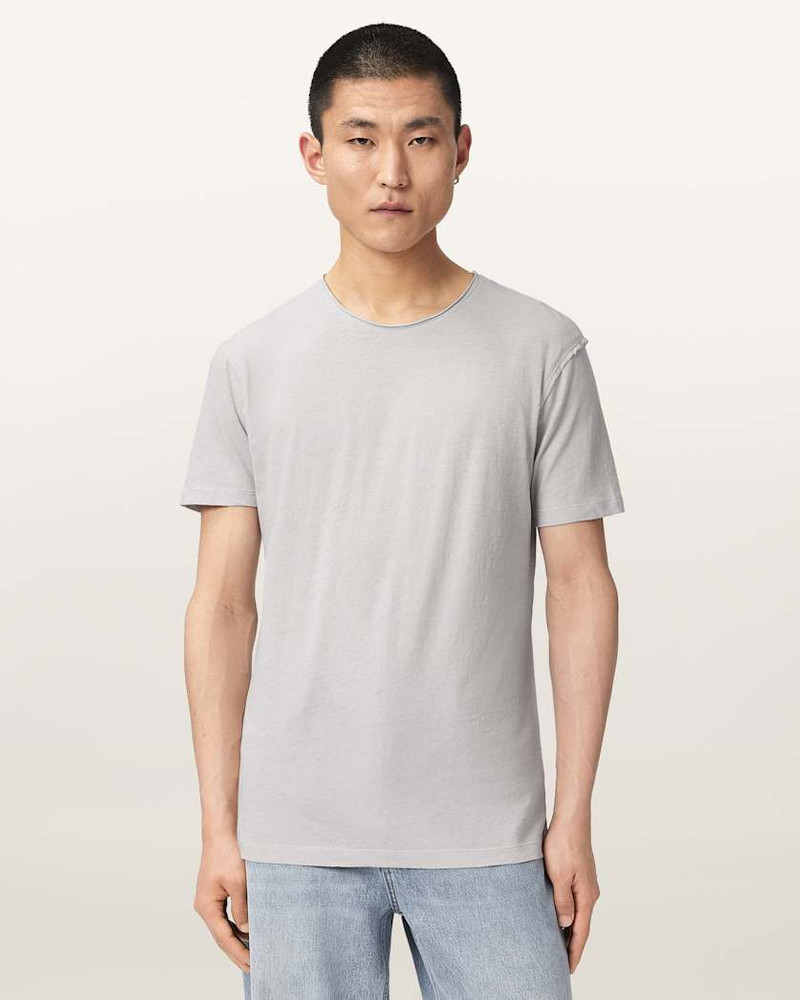 ALLSAINTS FIGURE CREW NECK RAW EDGE T-SHIRT outlook