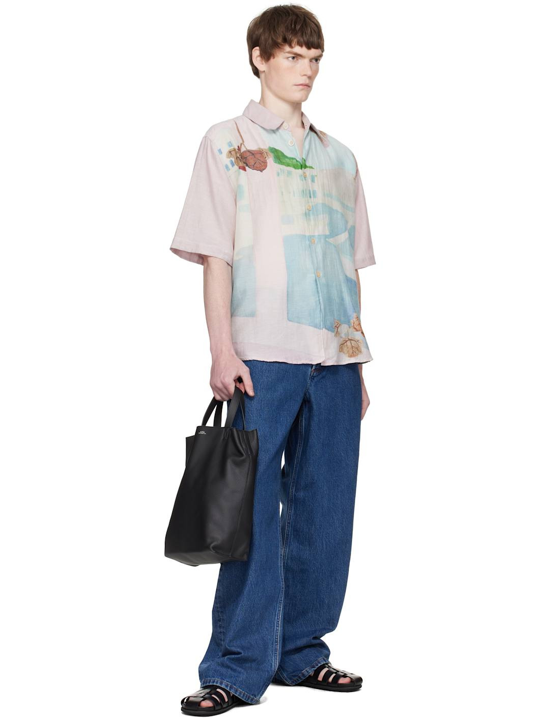 Black Maiko Medium Shopping Tote - 4