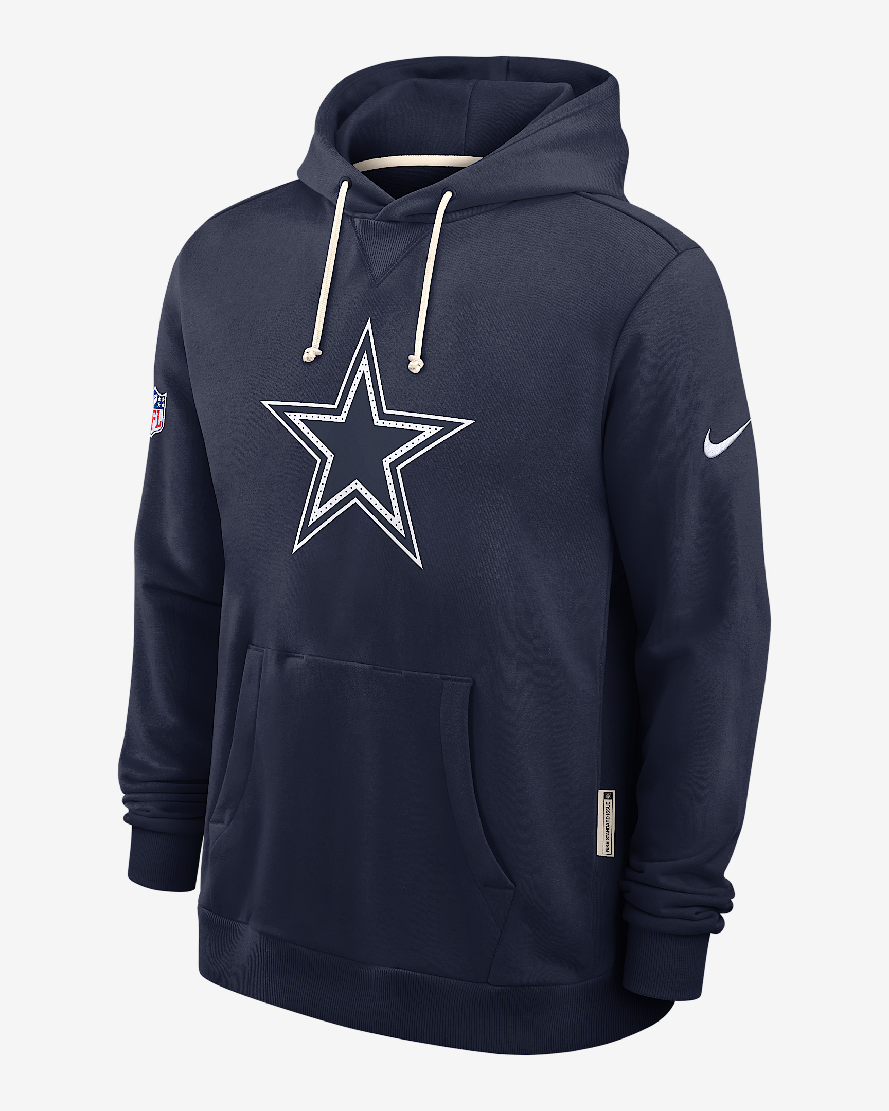 Dallas Cowboys Initial Home Sideline Men's Nike Dri-FIT NFL Pullover Hoodie - 1