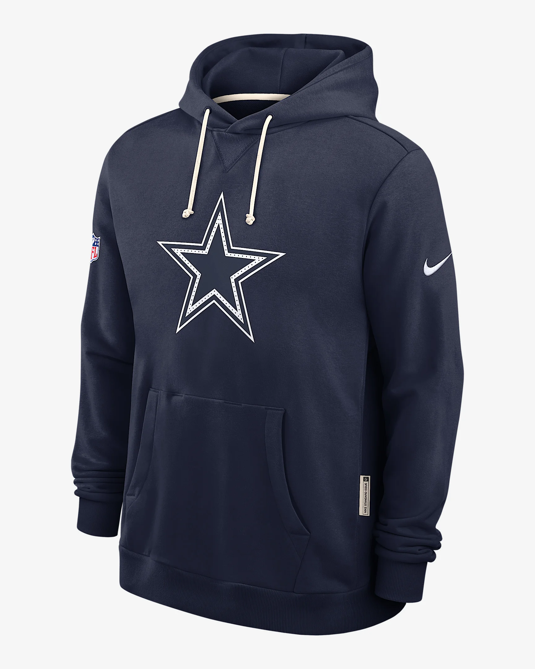 Dallas Cowboys Initial Home Sideline Men's Nike Dri-FIT NFL Pullover Hoodie - 1