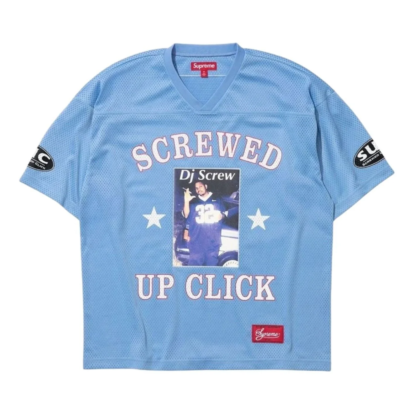 Supreme x DJ Screw SS26 Football Jersey 'Blue' SUP-SS26-146-BLU - 1