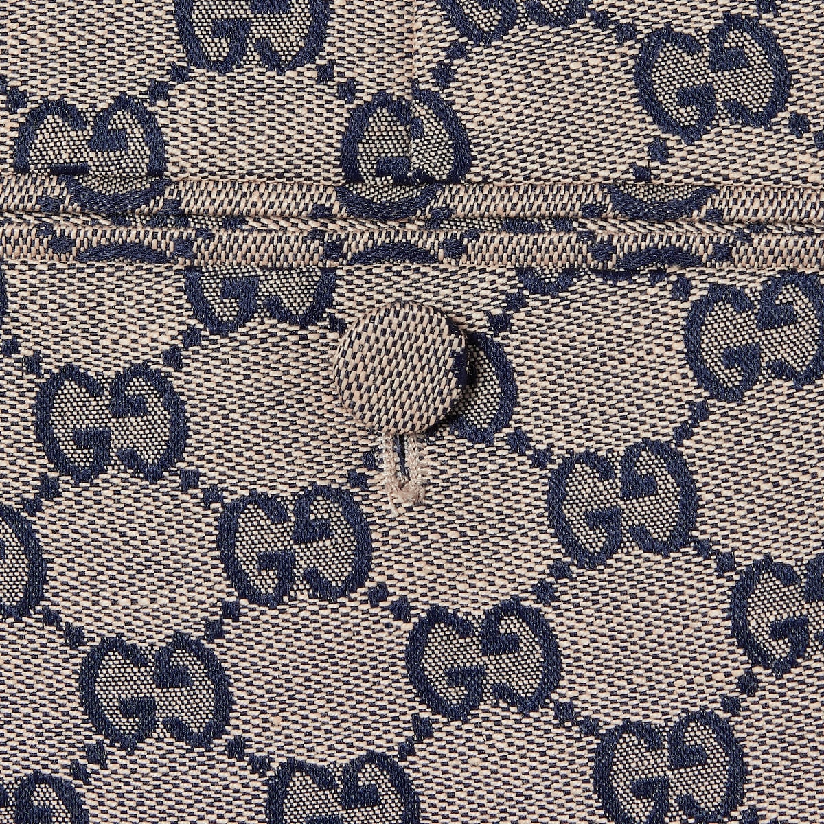 GG linen blend canvas pant - 7