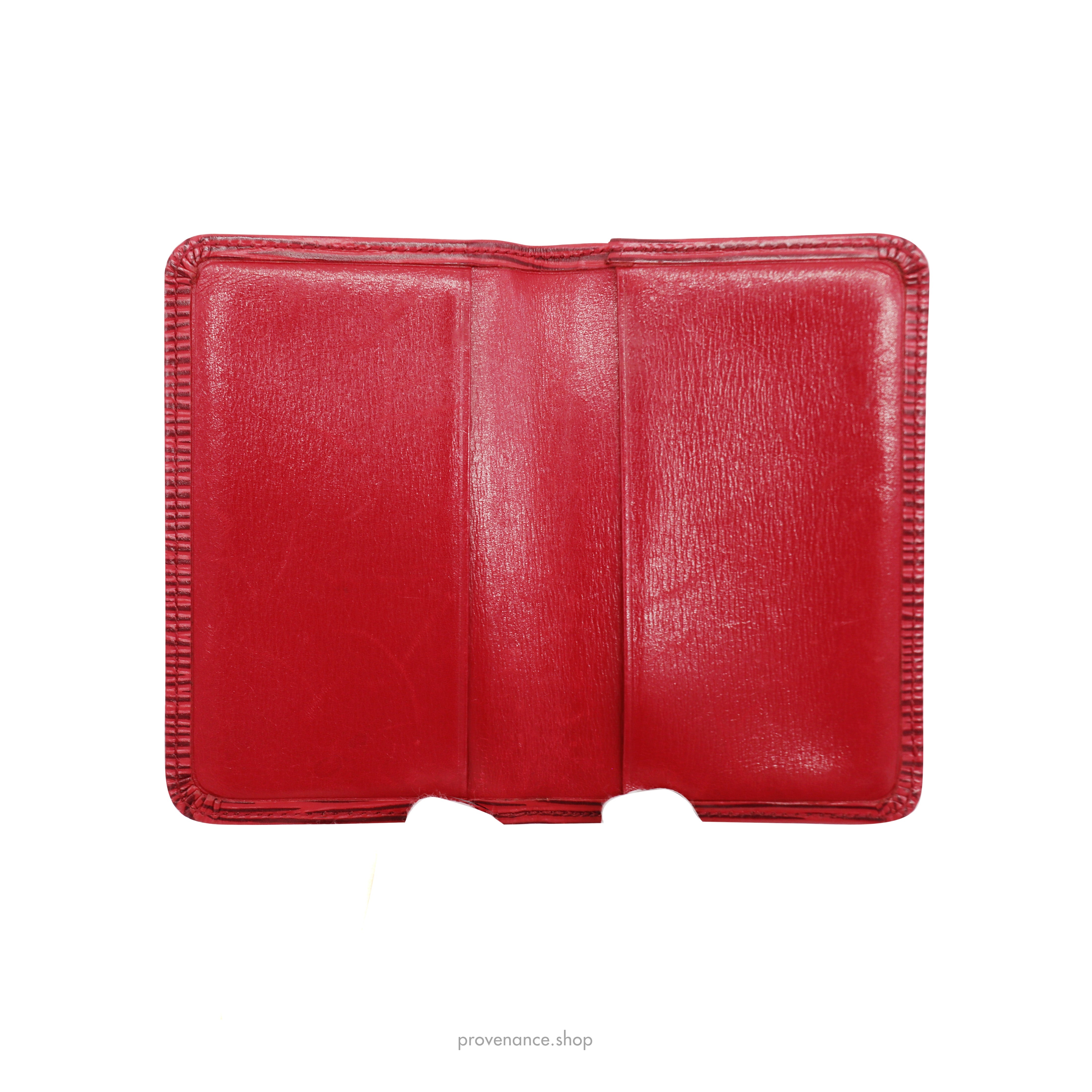 Louis Vuitton Pocket Organizer Wallet - Red Epi Leather - 7