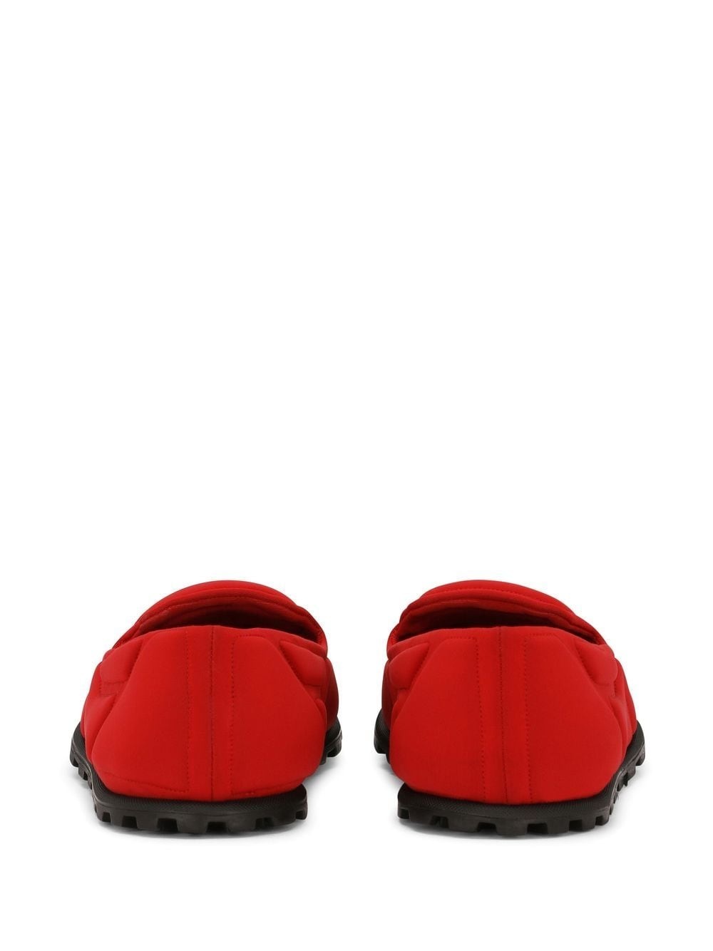 panelled almond-toe slippers - 3