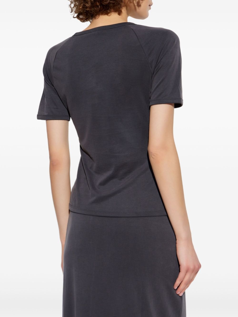 short-sleeve fitted top - 4