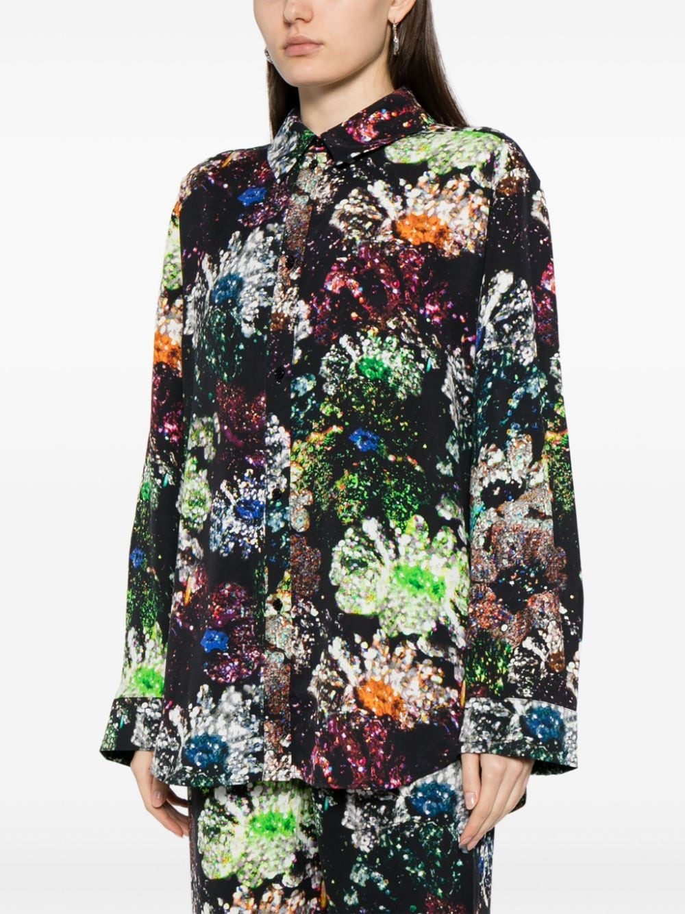 Sophia abstract-pattern print shirt - 3