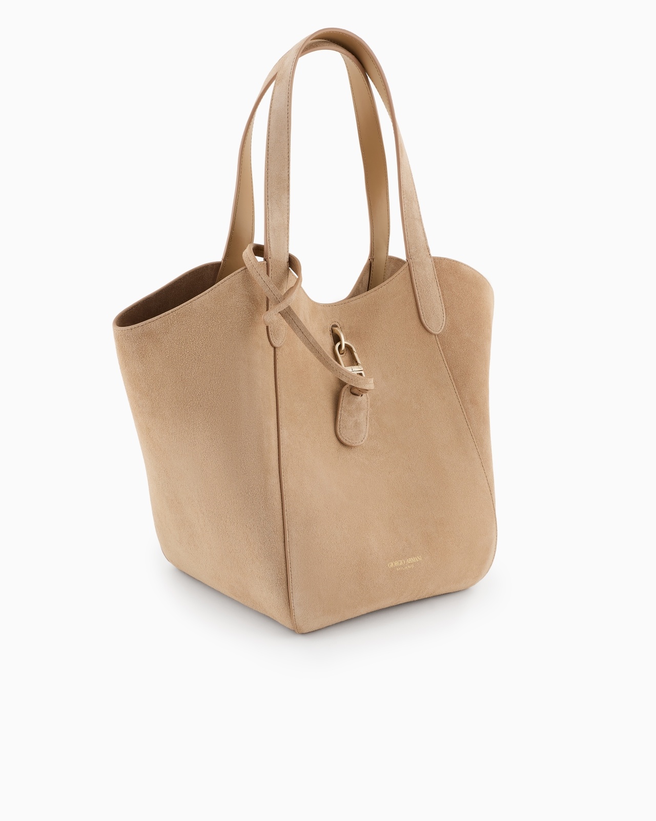 MEDIUM SUEDE HANDBAG - 2