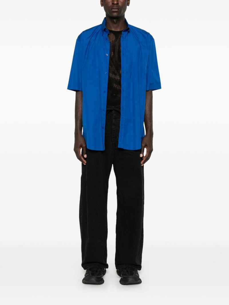 BALENCIAGA drawstring wide-leg jeans outlook