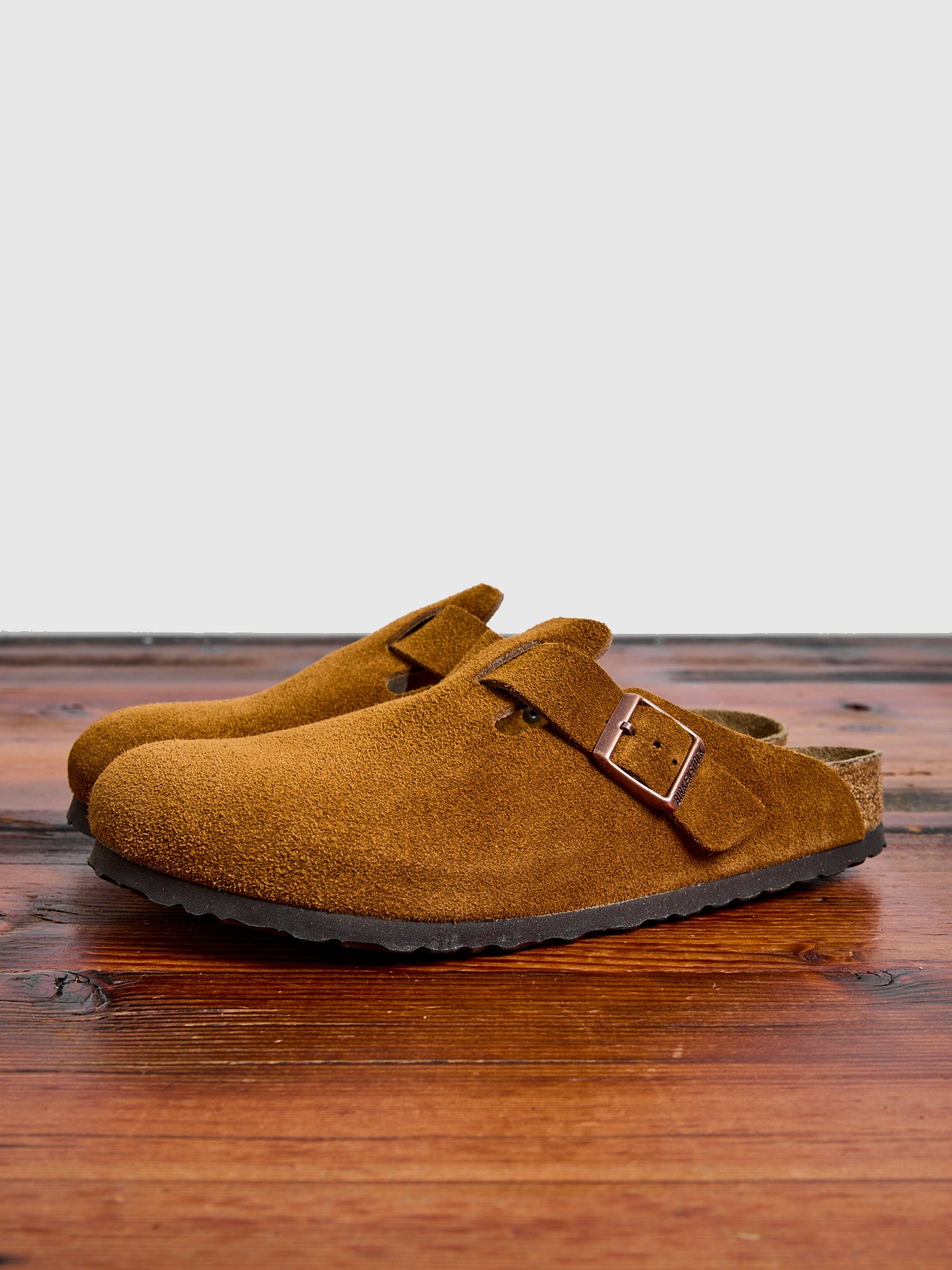 Boston Clog in Suede Mink - 1