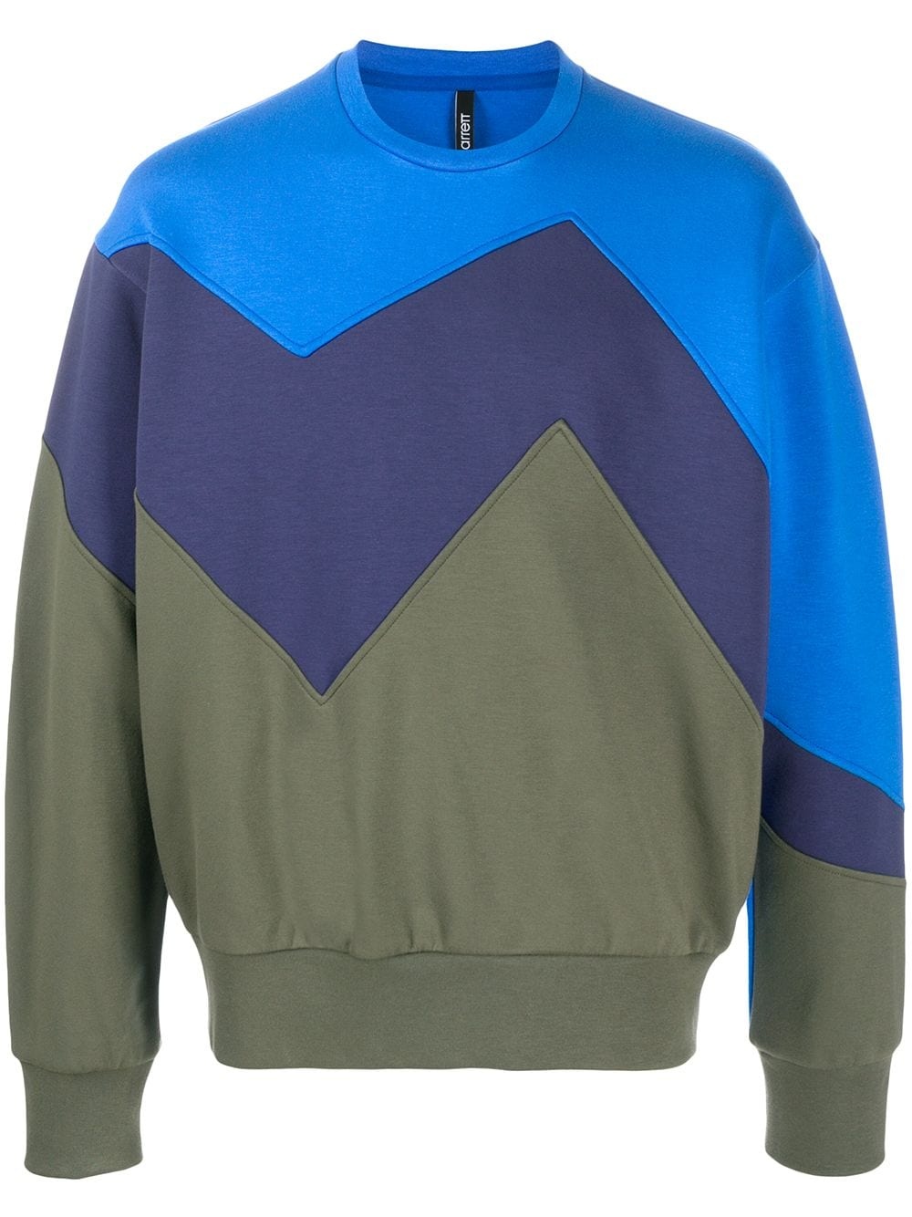 Light Bond Modernist panelled sweatshirt - 1