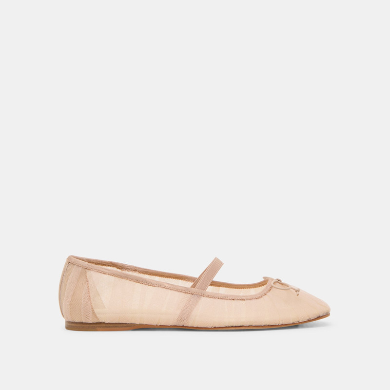 RAEVEN BALLET FLATS PRALINE TULLE 1