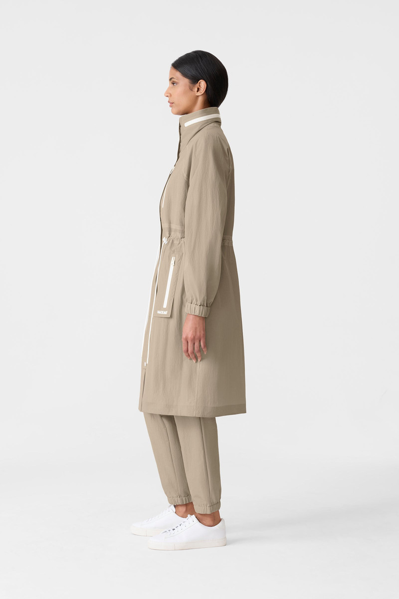 MAKAYLA Knee-Length Lightweight Rain Jacket 3