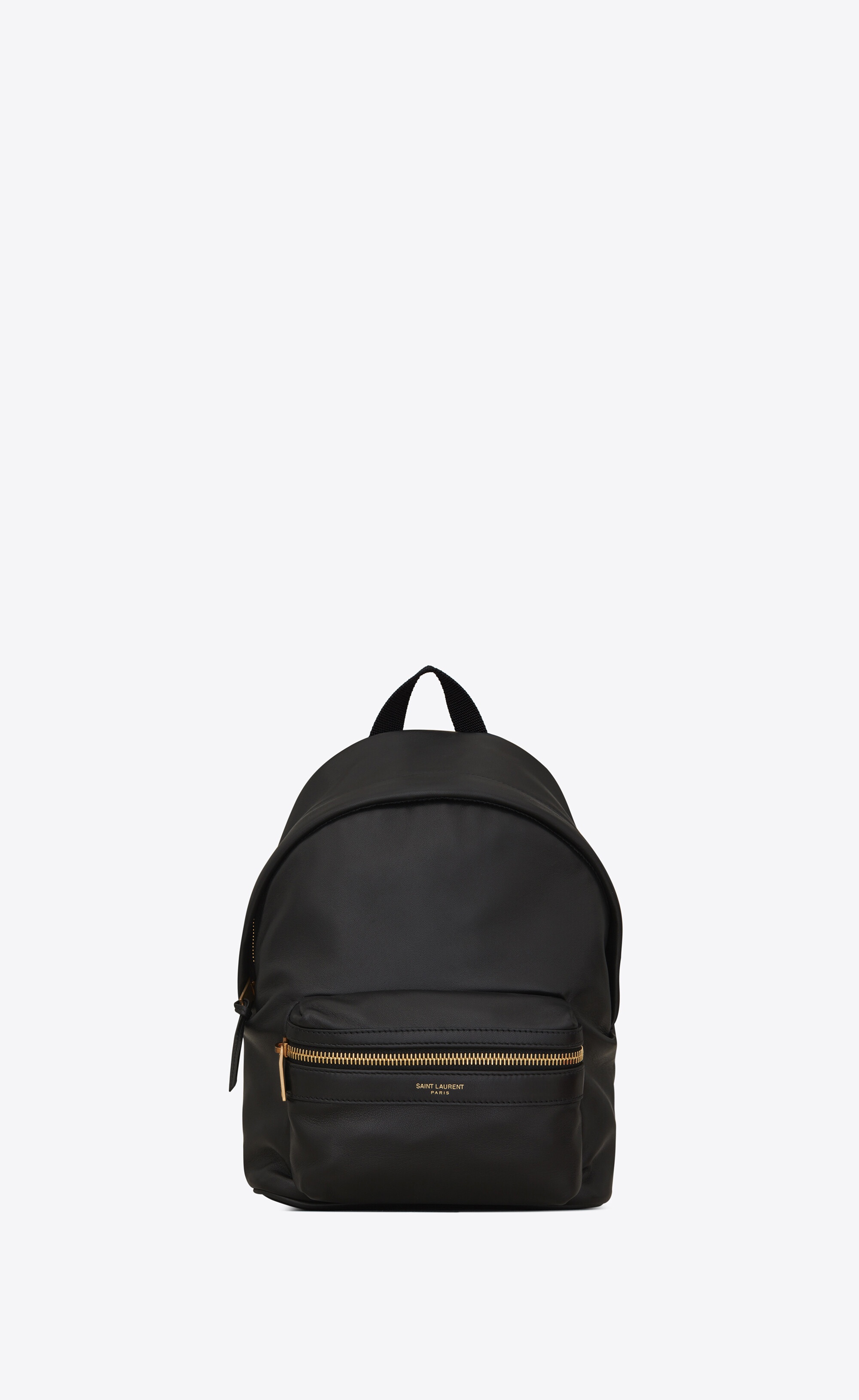 city toy backpack in smooth leather and canvas - 1