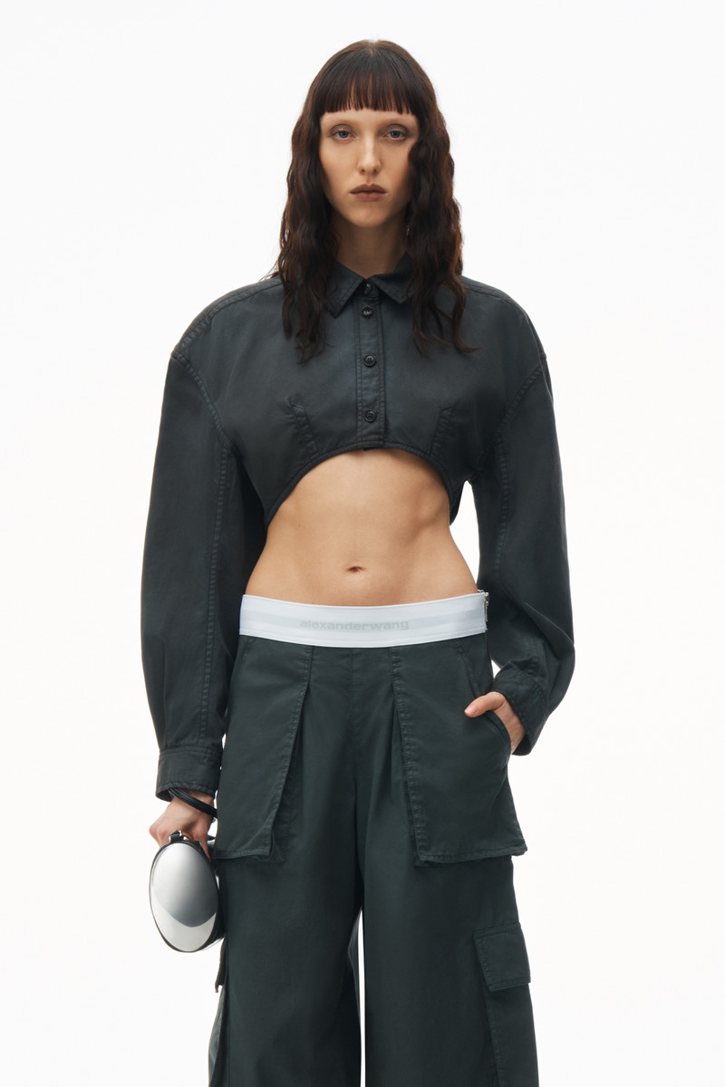 Mid-Rise Cargo Rave Pants in Cotton Twill 6