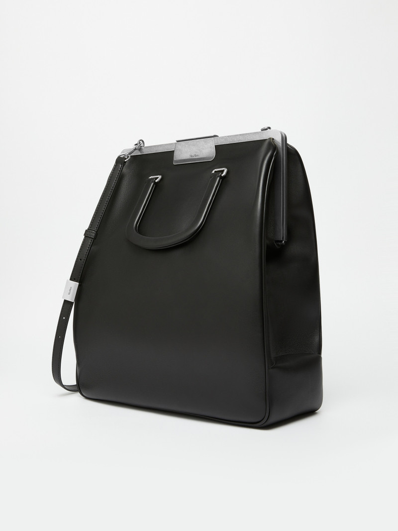 Max Mara MAXMARACLASPXL Leather vertical handbag, large outlook
