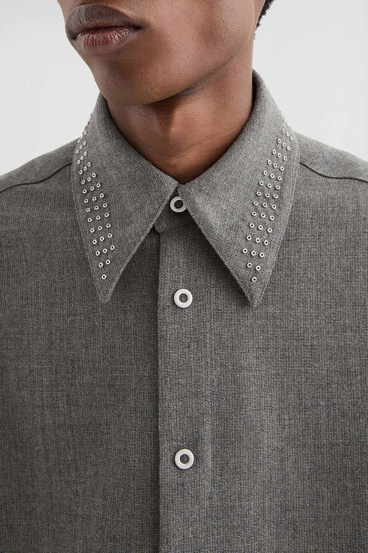 Wool Canvas Shirt - 3