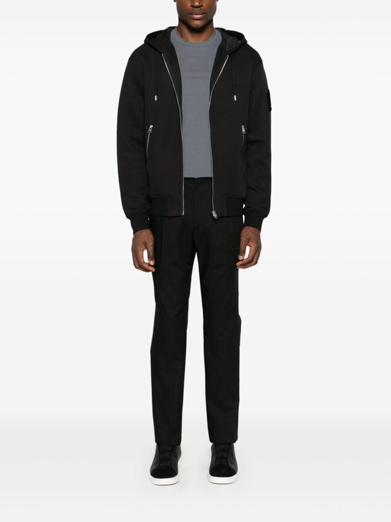 EMPORIO ARMANI tailored wool trousers outlook