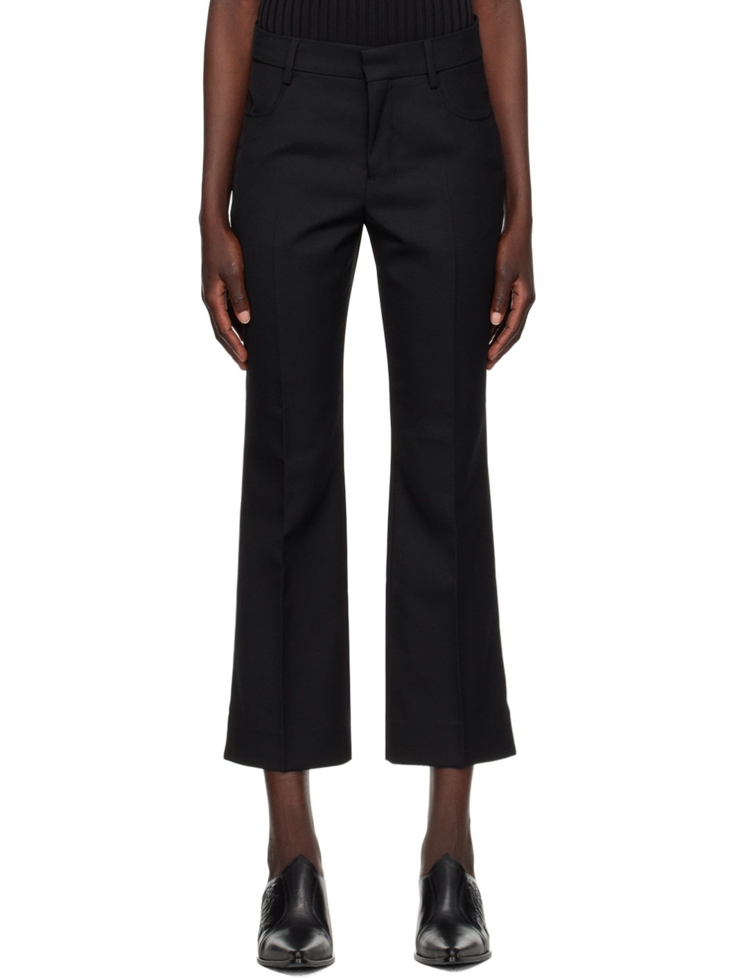 パンツ AMI PARIS Woman Pants Black FTR764KN0064 001 AMI PARIS: Pants woman - Black | Ami Paris pants