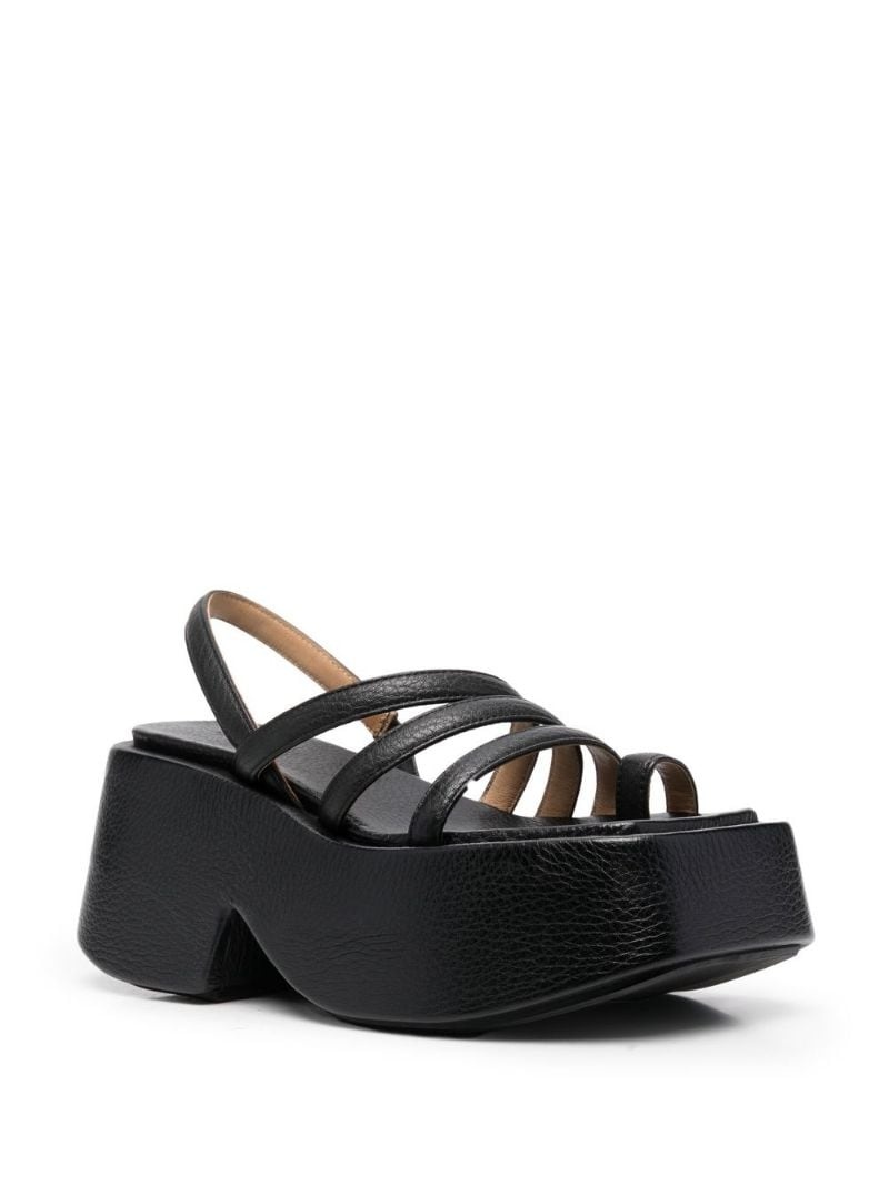 slingback chunky platform sandals - 2