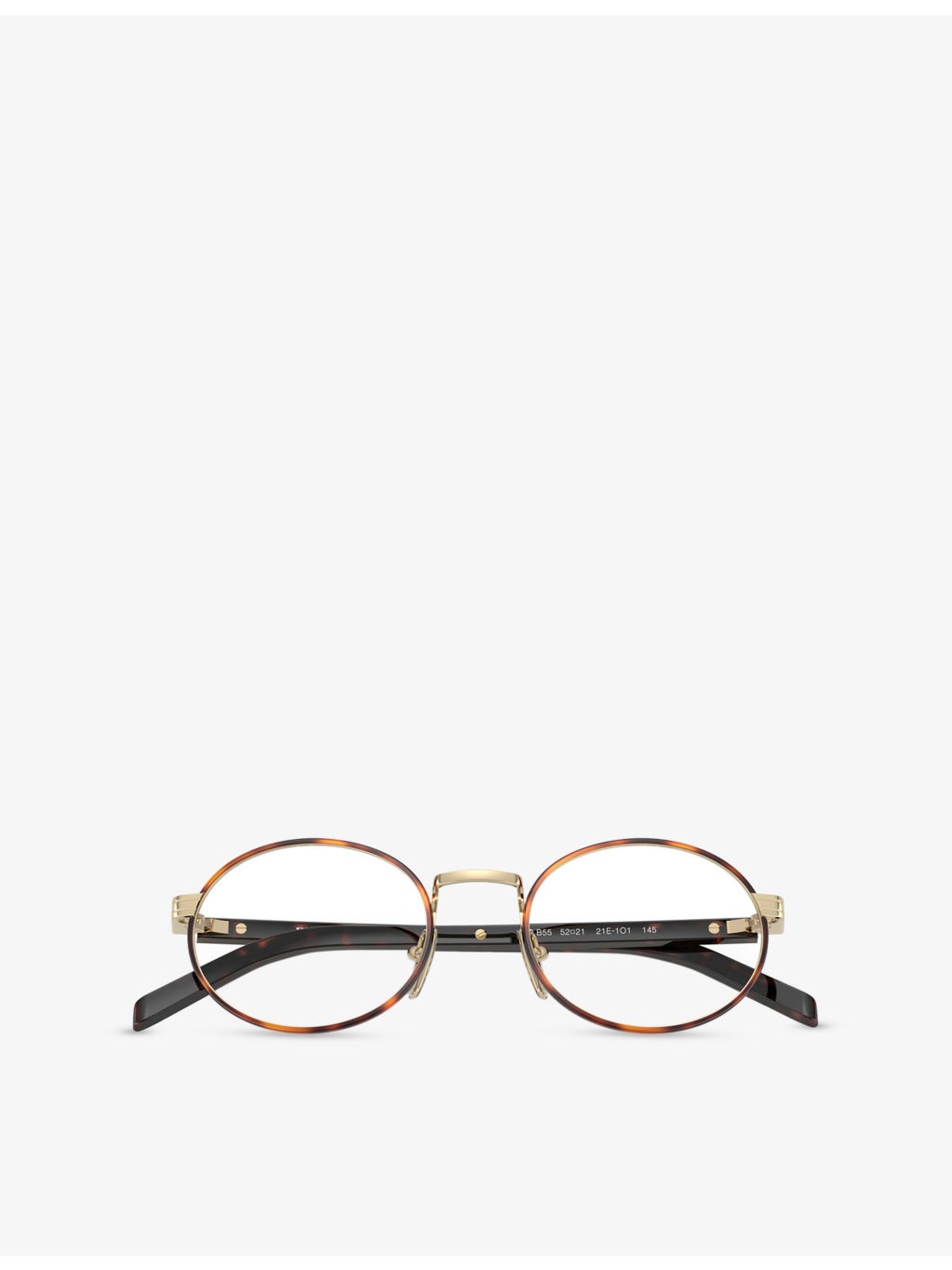 PR B55V Oval-Frame Metal Optical Glasses - 5