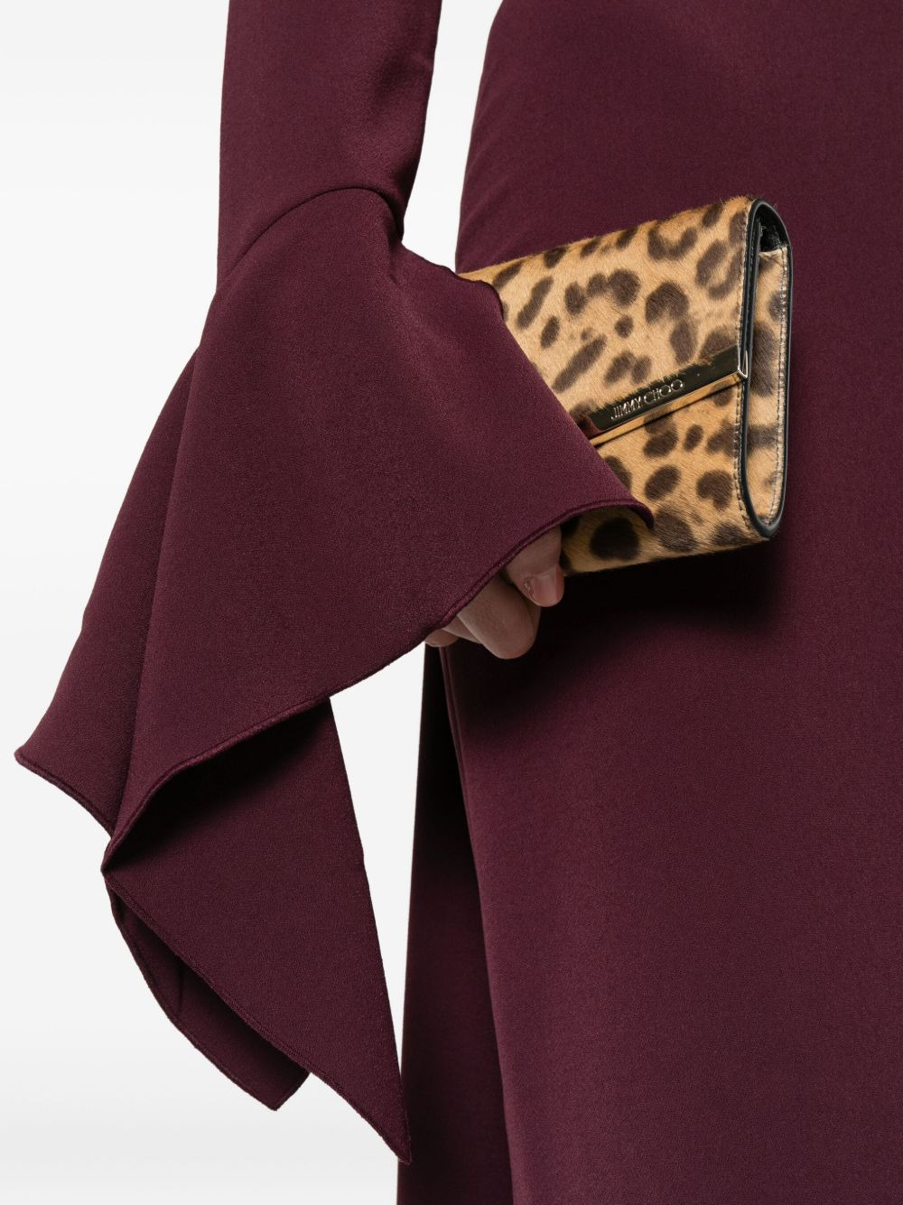 The Blake flared-sleeve maxi dress - 5