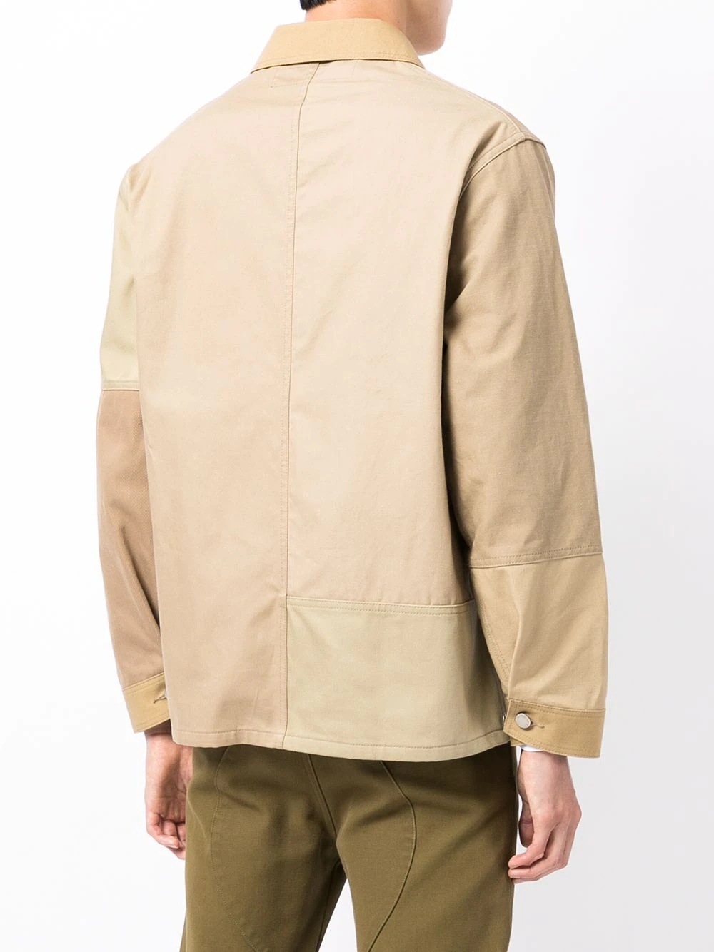 panelled patch-pockets jacket - 4