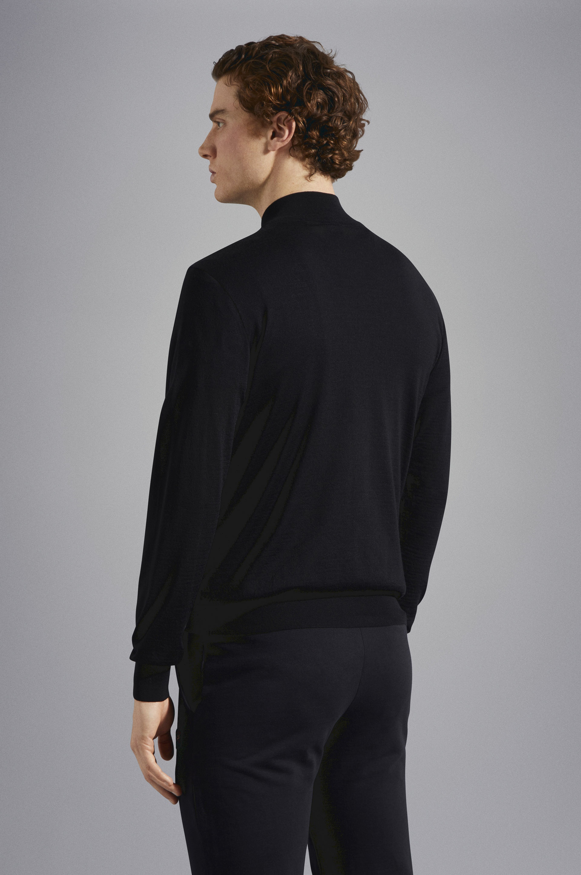 WINTER SUMMER MERINO WOOL EXTRA-FINE HALF ZIP SWEATER - 3