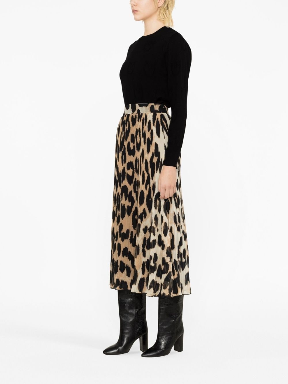 crew-neck cashmere jumper - 4