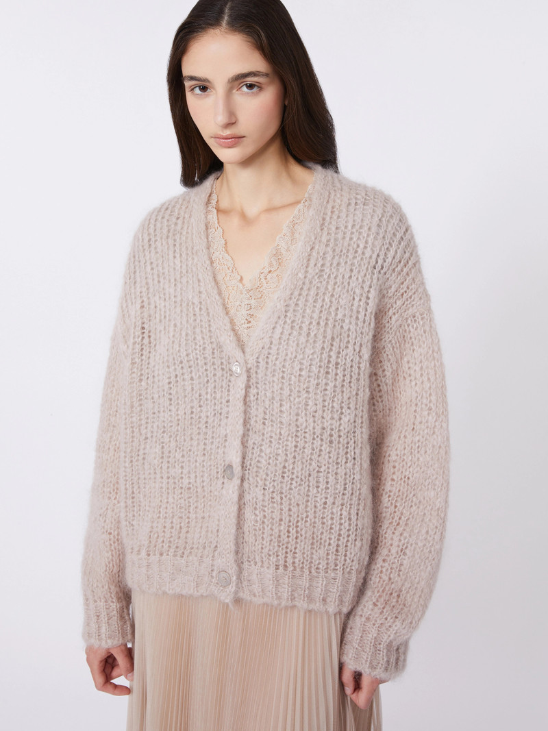 DANZA Mohair cardigan - SAND 5