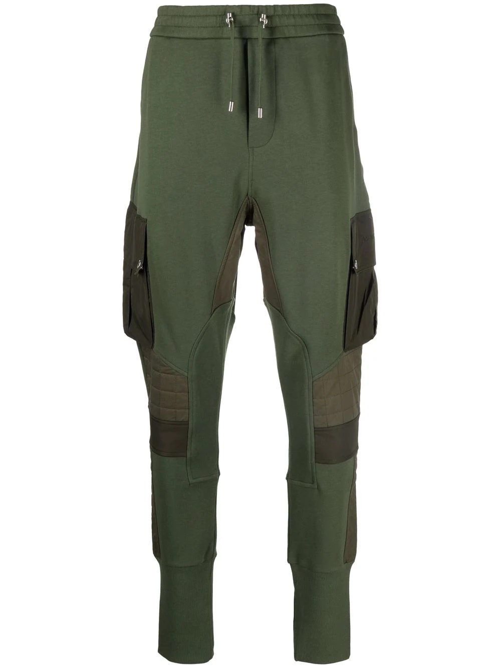 panelled cargo track pants - 1