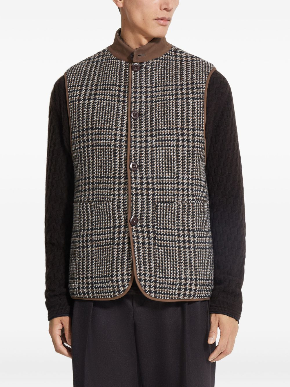 houndstooth vest - 3