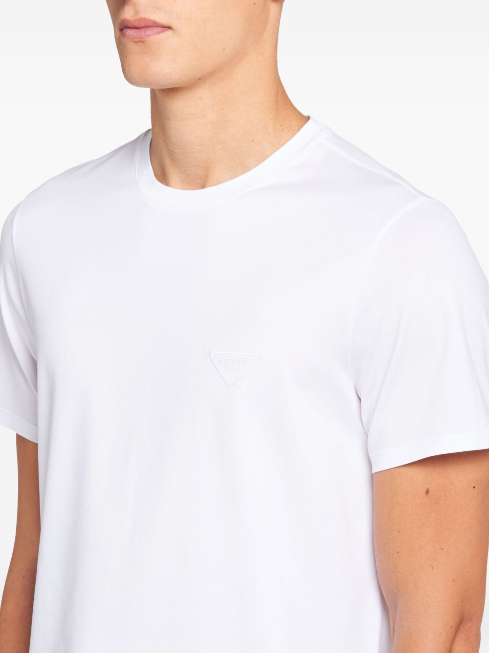stretch-cotton T-shirt - 5