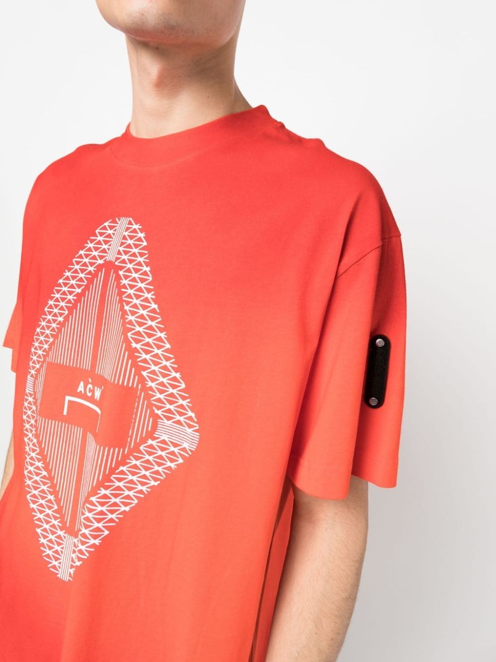 Gradient logo-print T-shirt - 5