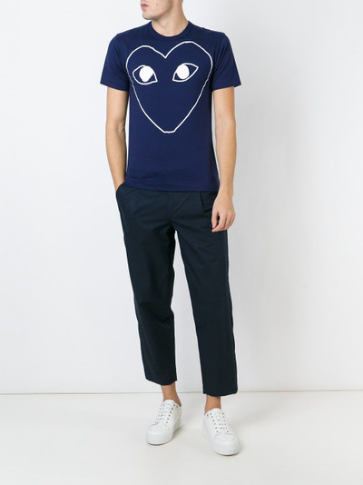 Comme des Garçons PLAY heart print T-shirt outlook