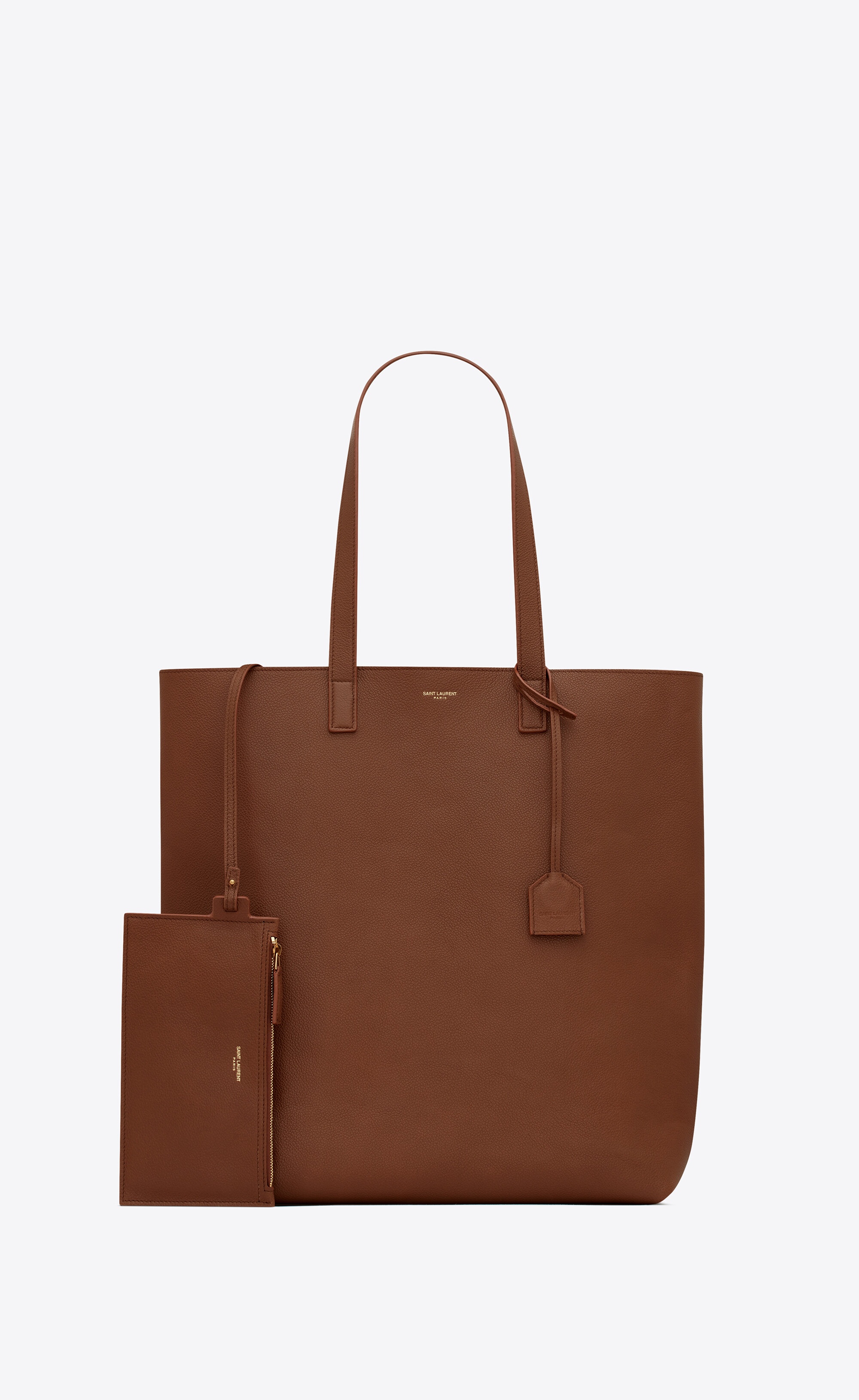 bold shopping bag in grained leather - 5