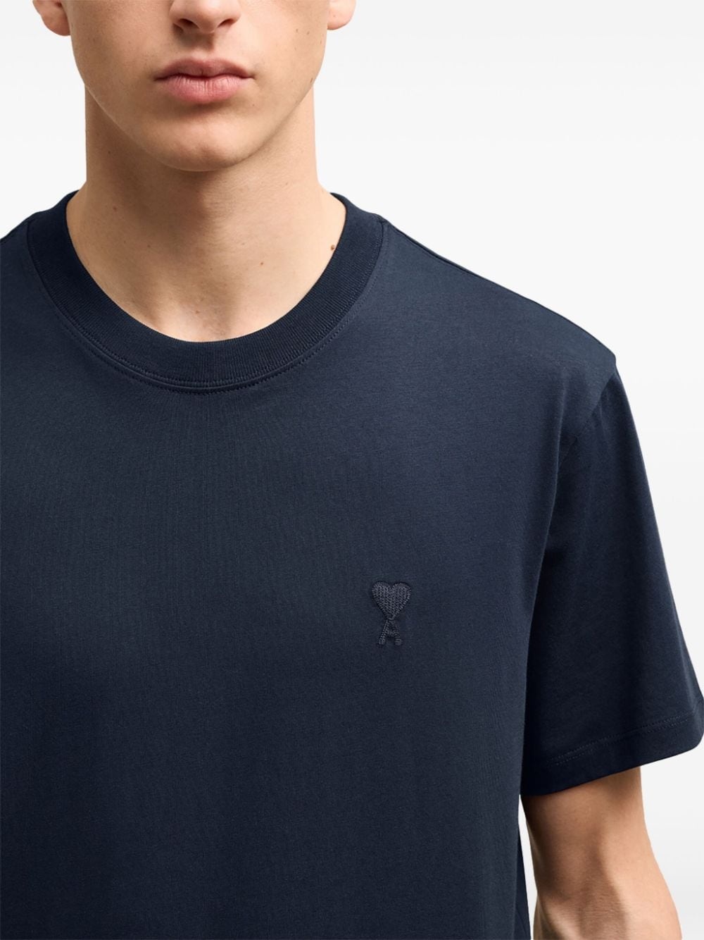 logo-embroidered T-shirt - 6