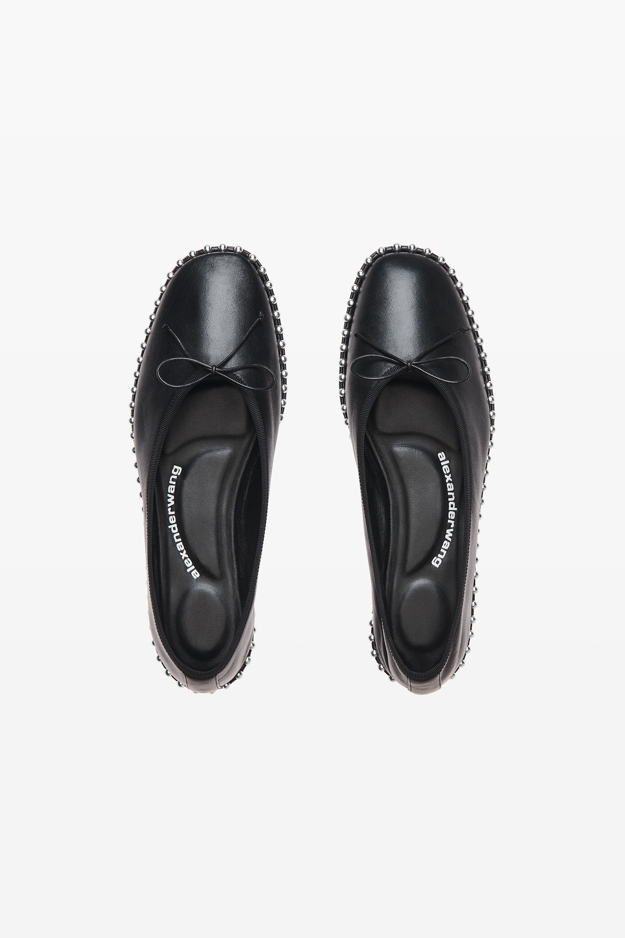 Lina Ballchain Flat in Smooth Lambskin - 5