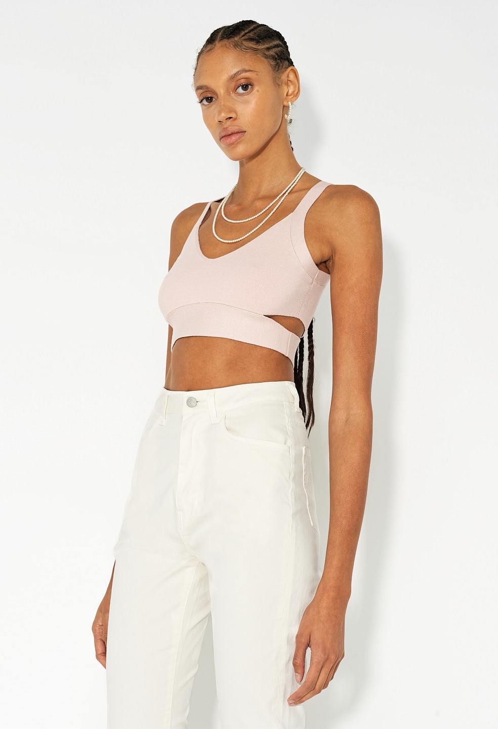 SILK COTTON BODY-CON TANK - 1