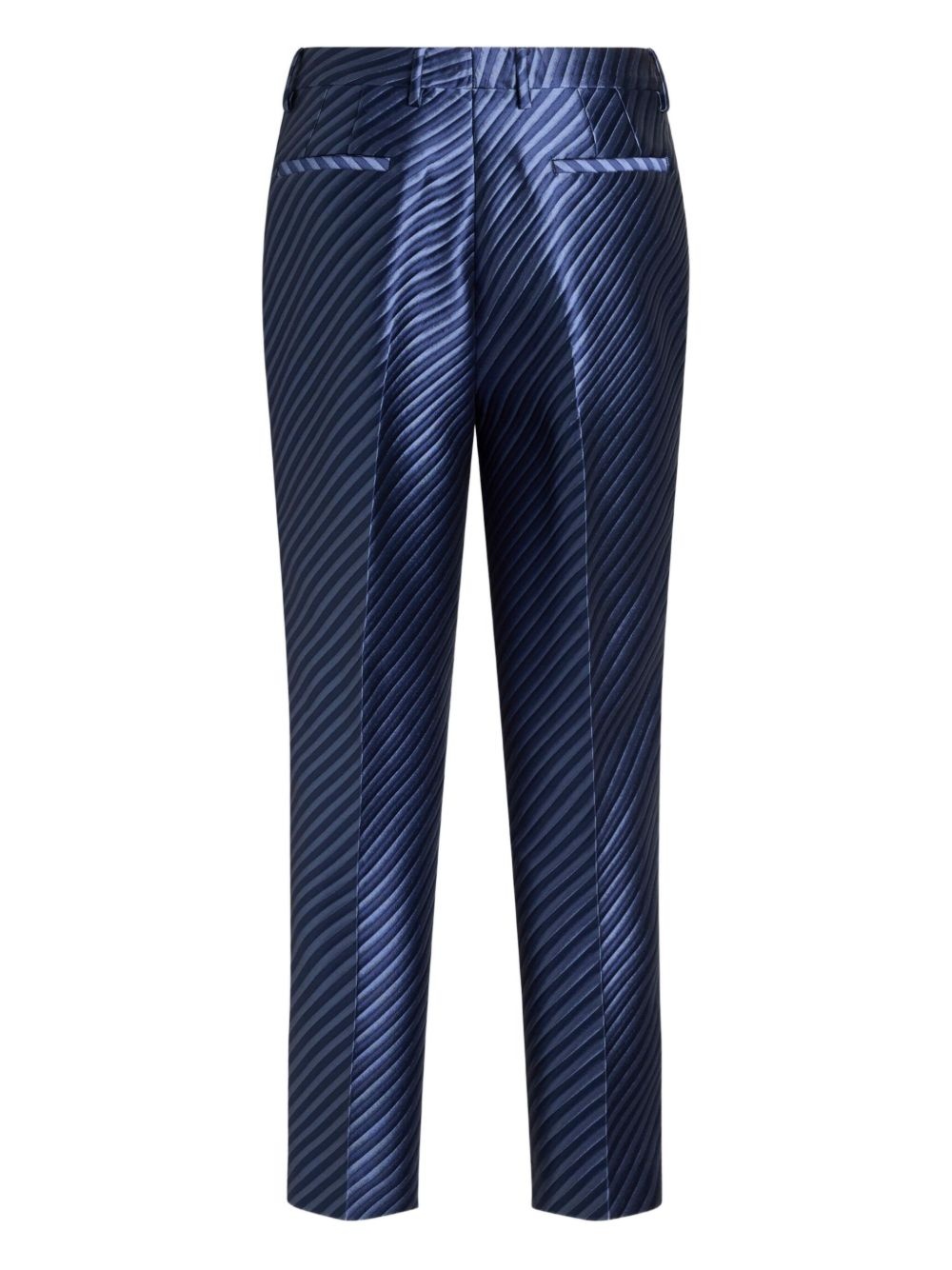 jacquard straight-leg trousers - 2
