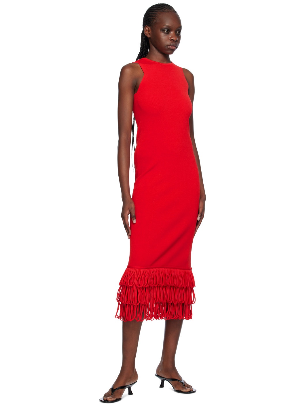 Red Albers Maxi Dress - 4