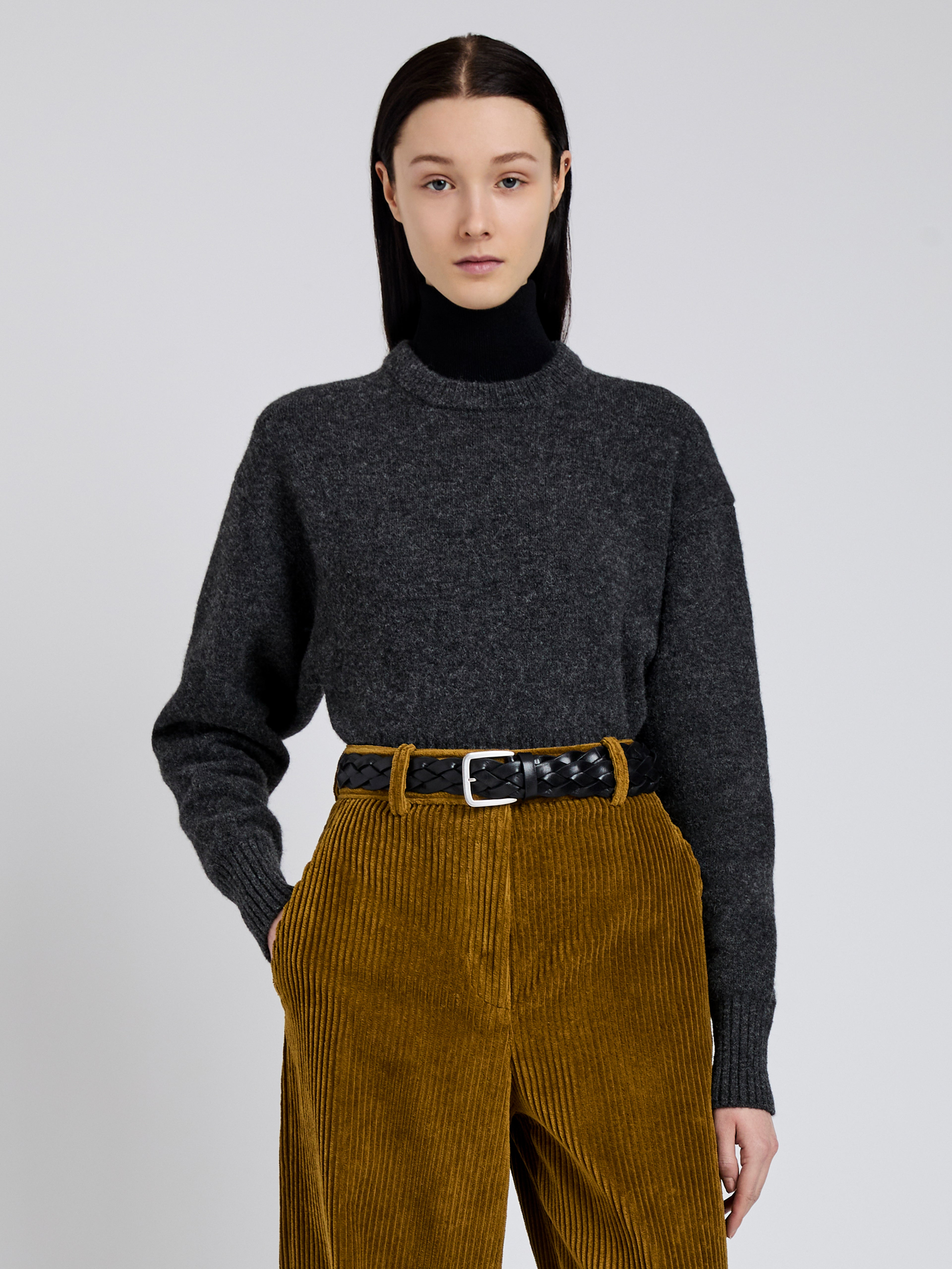 Randi Top in Boiled Wool - 2