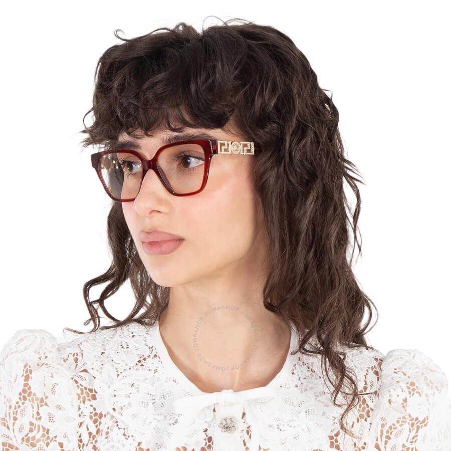 Versace Demo Square Ladies Eyeglasses VE3358B 5476 52 - 2