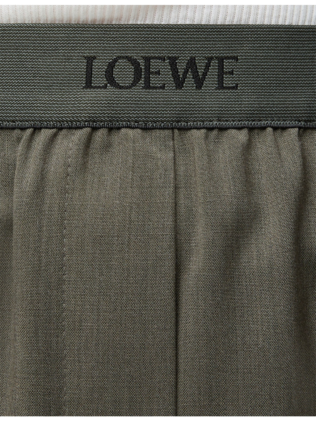 Logo-Waistband Straight-Leg Woven Trousers - 5