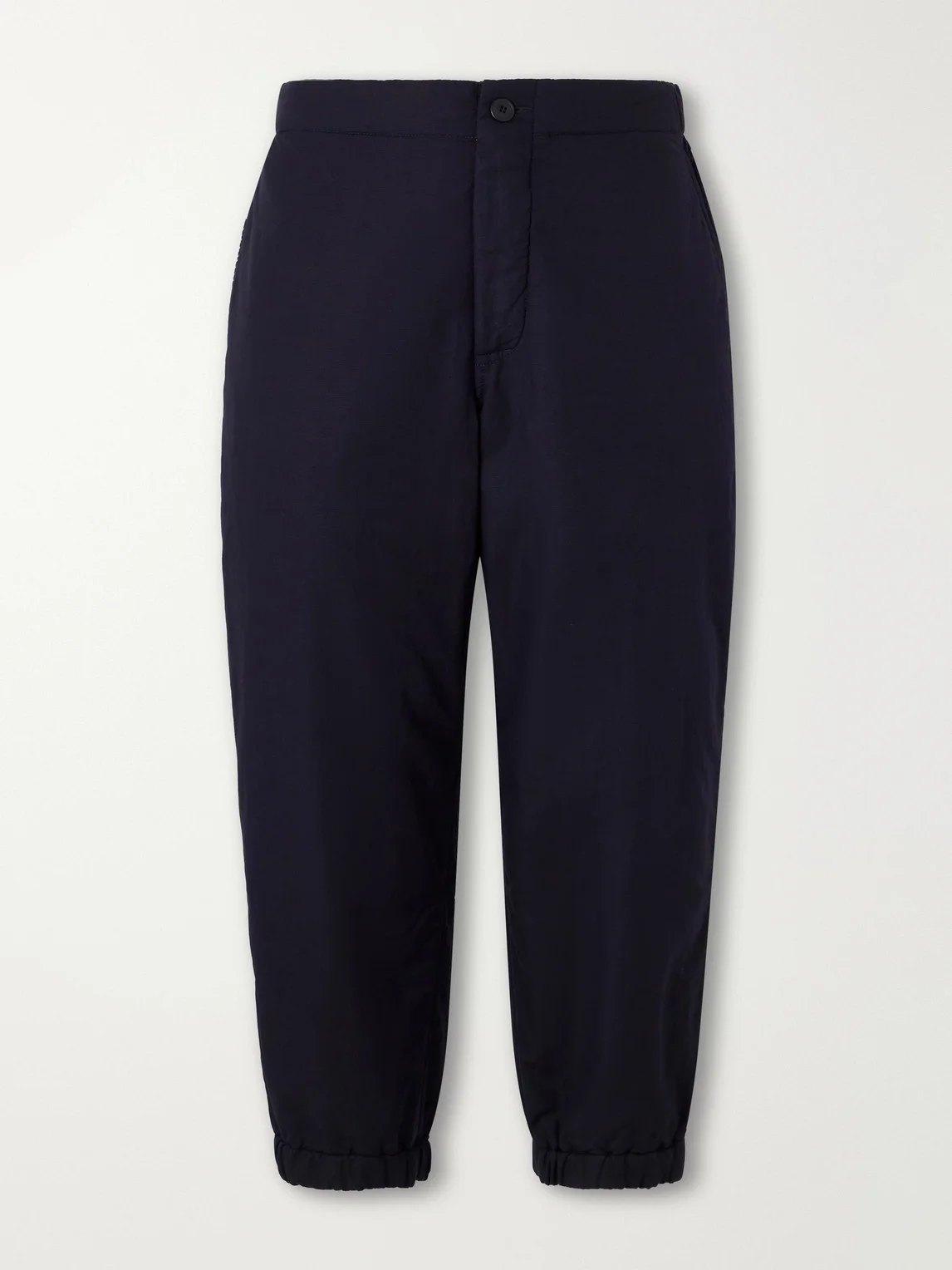Snow Tapered Cotton and Linen-Blend Trousers - 1