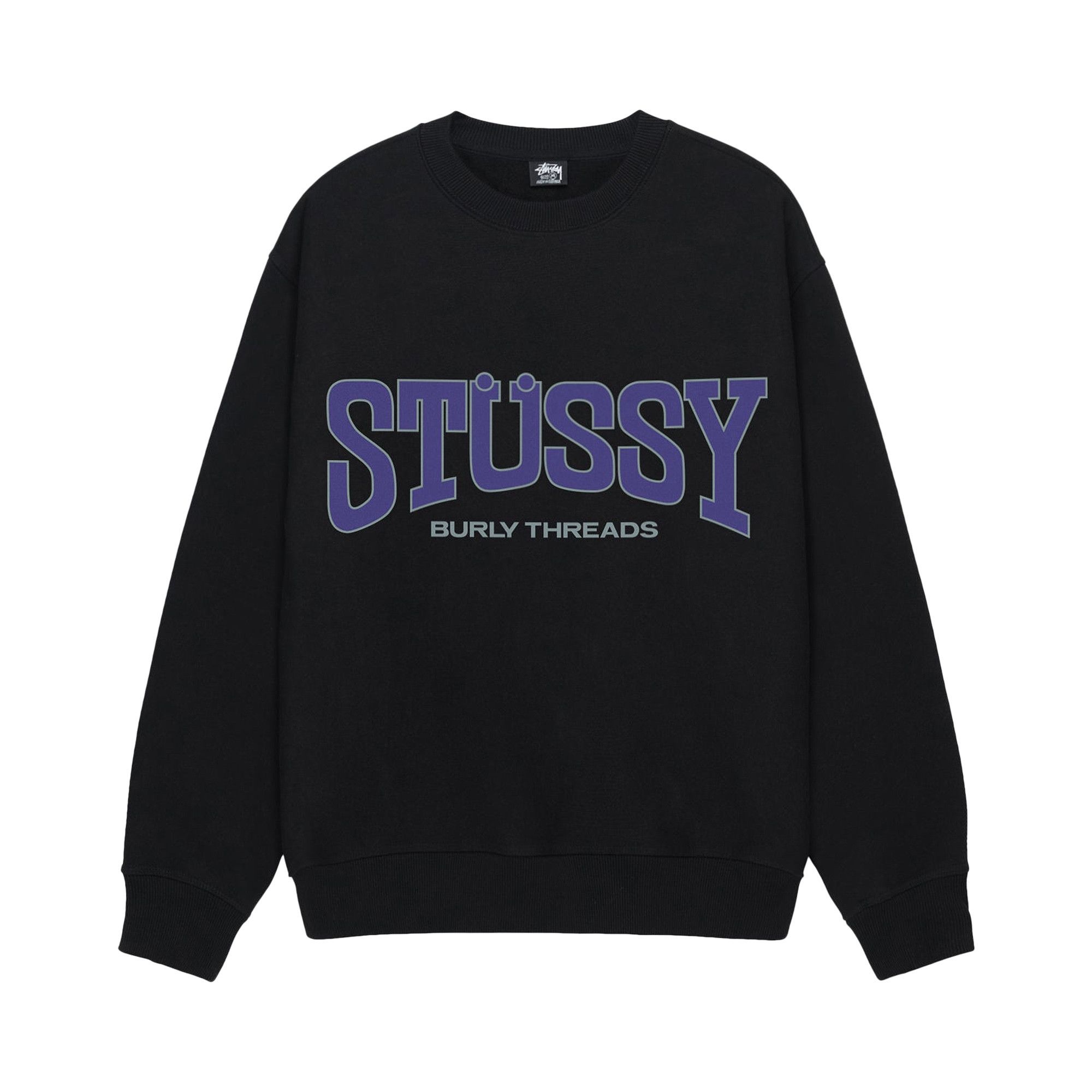 Stussy Burly Threads Crew 'Black' - 1