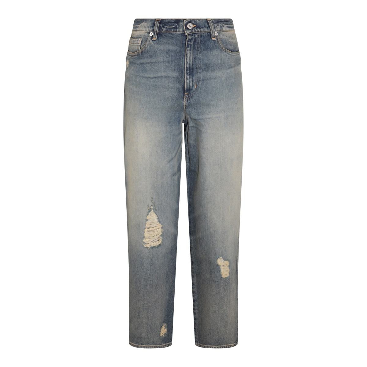 デニム・ジーパン KENZO Woman Jeans Denim FD62DP2156B7 DY KENZO KENZO JEANS | baltini | REVERSIBLE