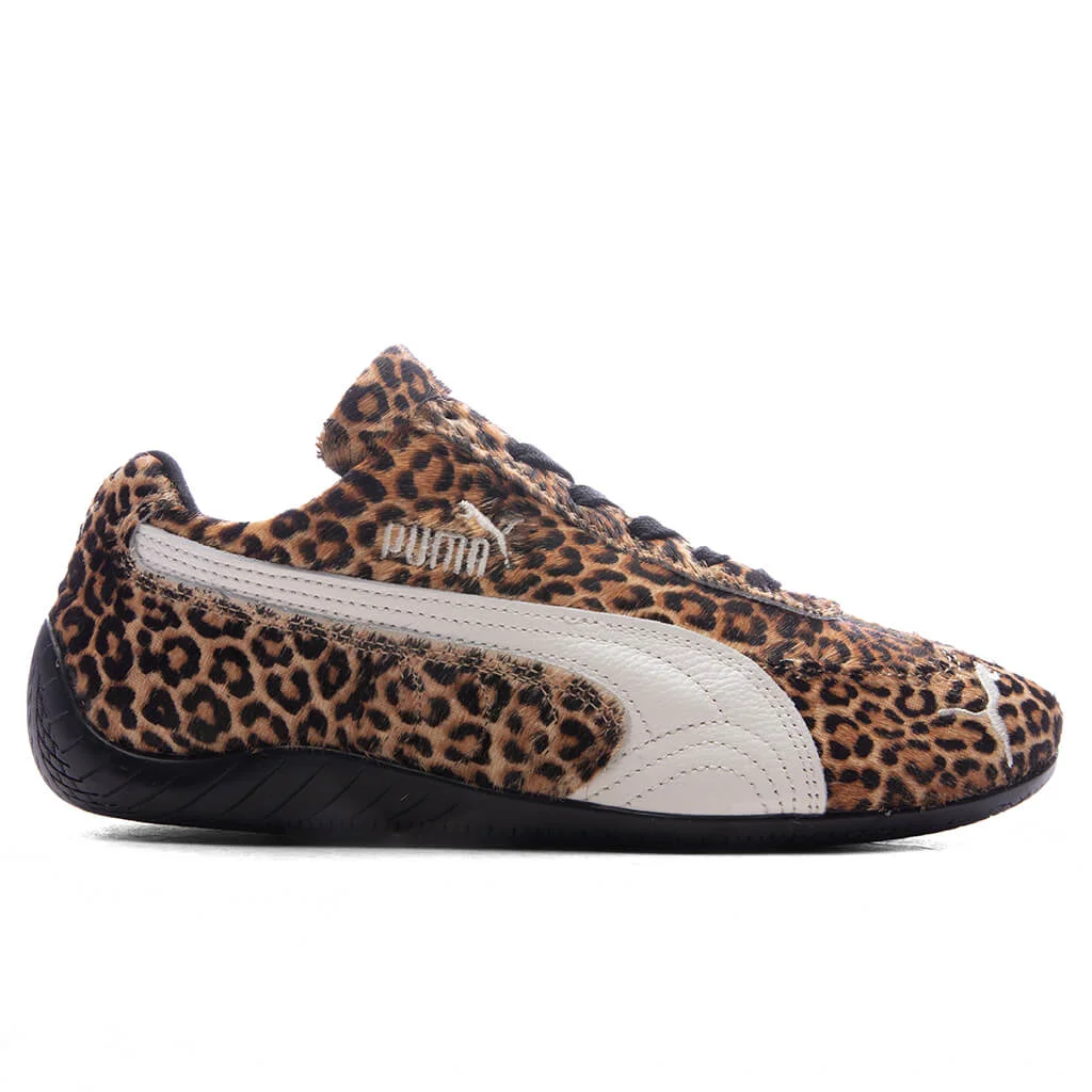 WOMEN'S SPEEDCAT LEOPARD - BLACK/WARM WHITE - 1