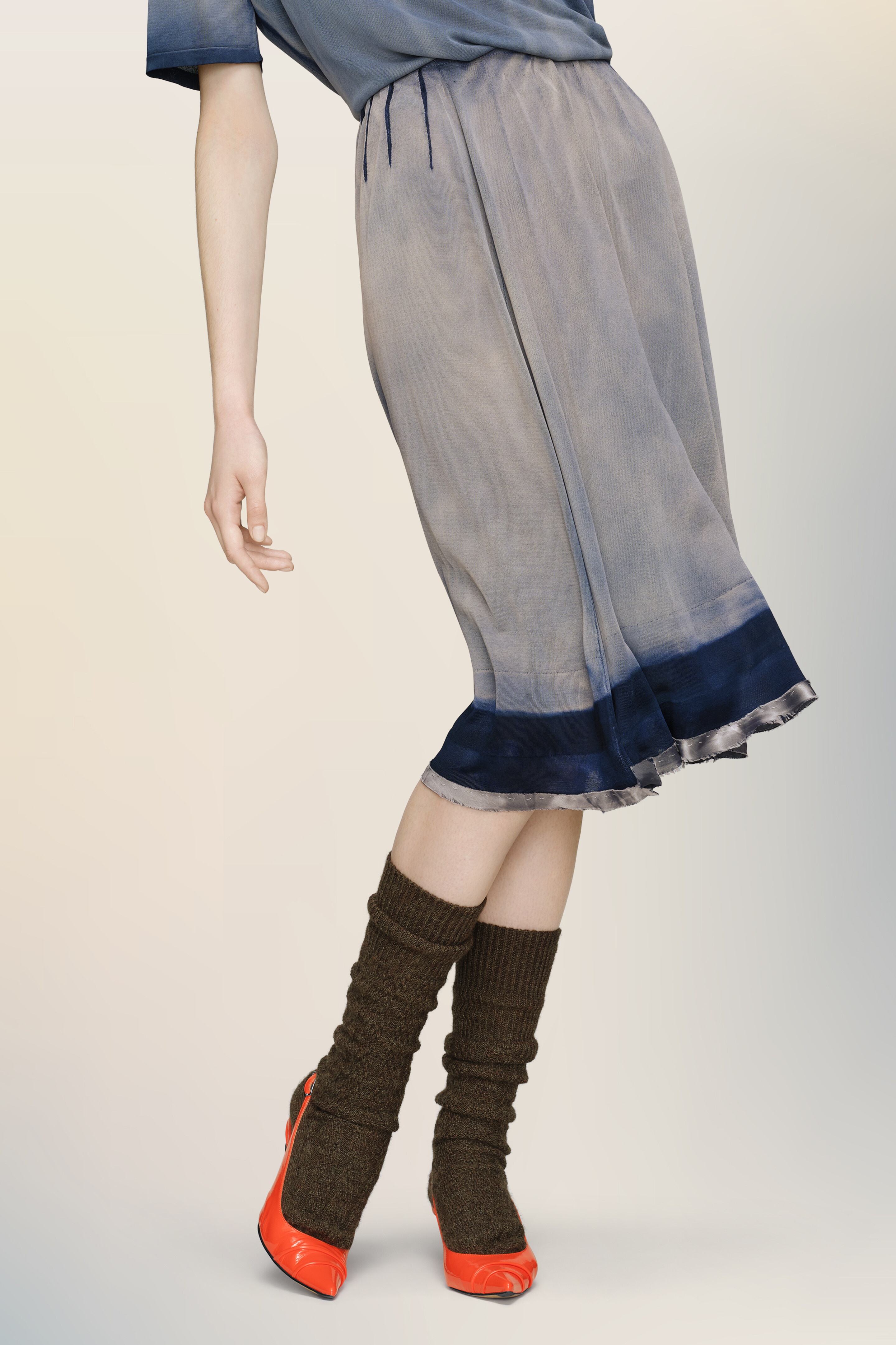 Sun-faded midi skirt - 3