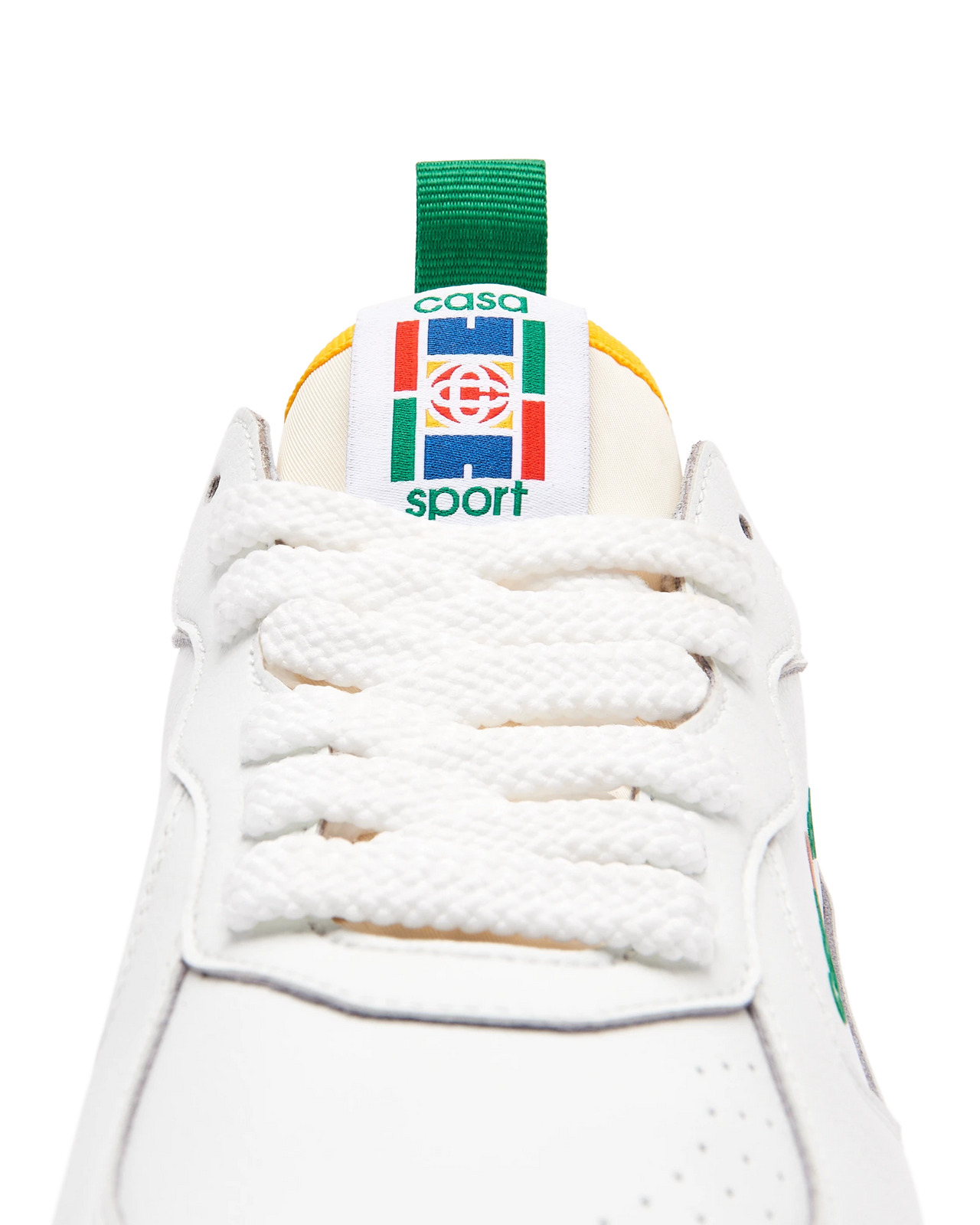 Womens The Court White & Green Sneaker - 11